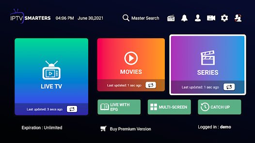 IPTV Smarters Pro-best IPTV app for Chromecast