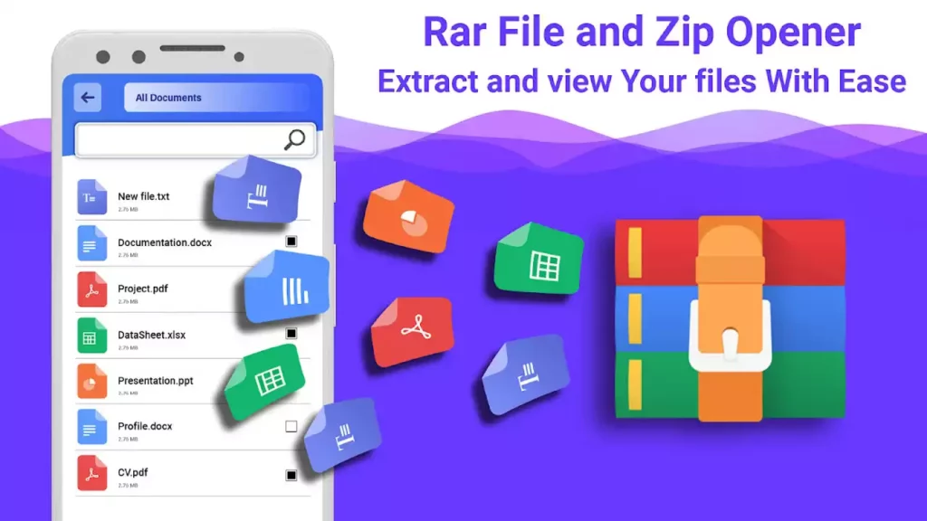 RAR-poste: RAR To ZIP Converter Apps